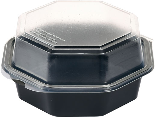 Octaview® 160 x 160 x 80 mm Musta 1-Lokerot, 405 kpl/ltk (1 x 405 kpl)