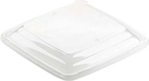 Lid for Gourmet® Hot 198 x 198 x 18 mm Transparent, 450 pcs/box (1 x 450 pcs)