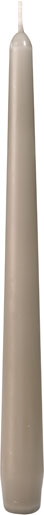 Leuchterkerzen, getaucht 245 x Ø 22 mm 7,5 Std. Greige, 100 Stk/Krt (2 x 50 Stk)