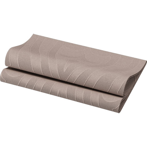 Duni Elegance® Napkin Lily 40 x 40 cm Greige, 240 pcs/box (6 x 40 pcs)