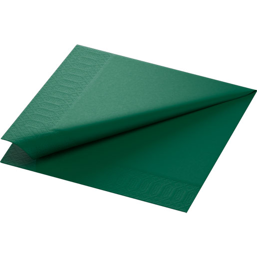 Tissue Napkin 40 x 40 cm Dark Green 2-ply, 1250 pcs/box (10 x 125 pcs)