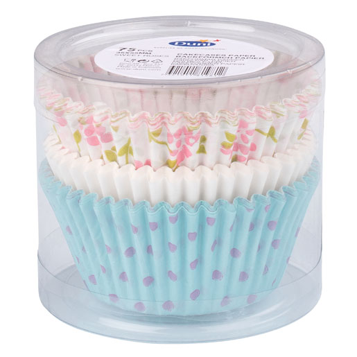 Cake Case Ø 5,5 cm Sweet Roses, 3600 pcs/box (48 x 75 pcs)