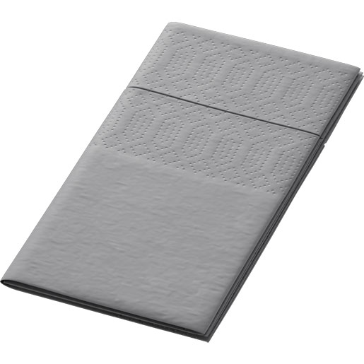 Tissue serviet 33 x 33 cm Granitgrå 3-lags, 1000 Stk/kart (4 x 250 Stk)