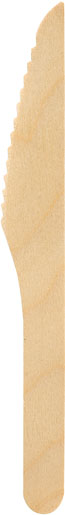 Petit Knife 165 mm Natural, 1000 pcs/box (10 x 100 pcs)