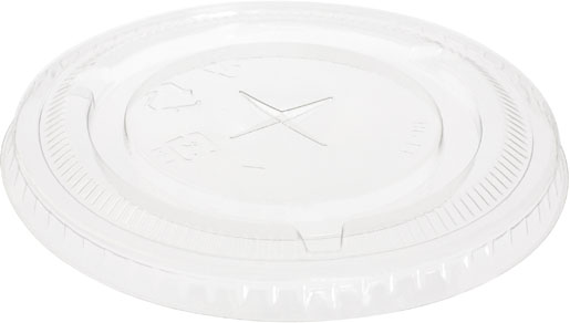 Crystal Lid Flat, x-slot 41/47/59 cl Transparent, 1000 pcs/box (20 x 50 pcs)