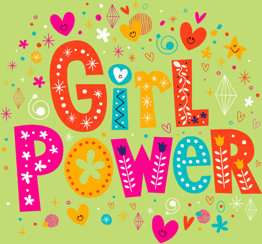 Tissue-Serviette 33 x 33 cm Girl Power 3-lagig, 240 Stk/Krt (12 x 20 Stk)