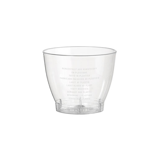 Bio Shot-glas 6,5 cl Transparent, 240 Stk/krt (16 x 15 Stk)