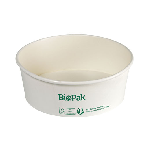 Ronda Bowl Wide 700 ml Weiß ungeteilt, 250 Stk/Krt (5 x 50 Stk)