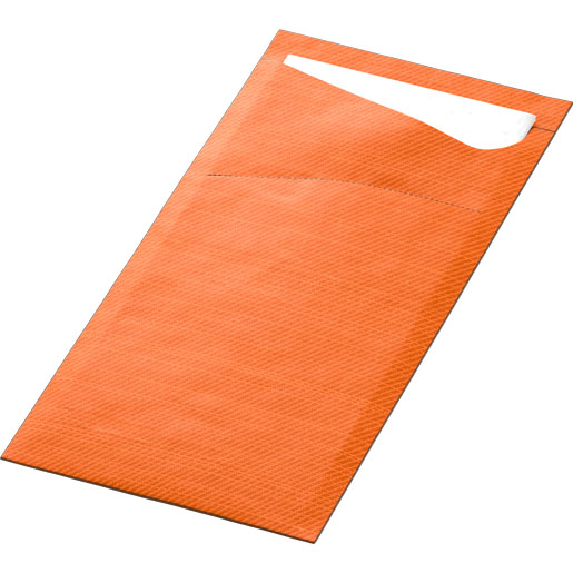 Duni Sacchetto® Tissue 8,5 x 19 cm Sun Orange, 500 pcs/box (5 x 100 pcs)