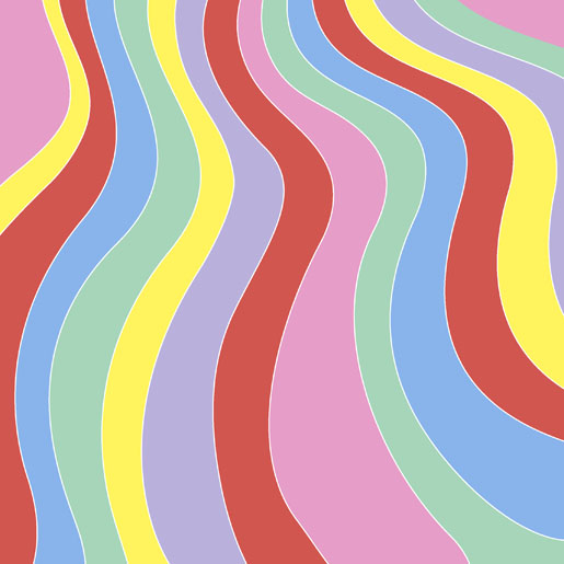 Tissue Napkin 33 x 33 cm Rainbow 3-ply, 240 pcs/box (12 x 20 pcs)