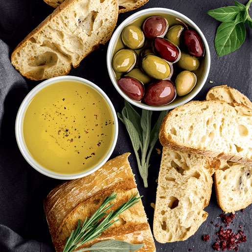 Tissue Napkin 33 x 33 cm Bread And Olives 3-ply, 240 pcs/box (12 x 20 pcs)