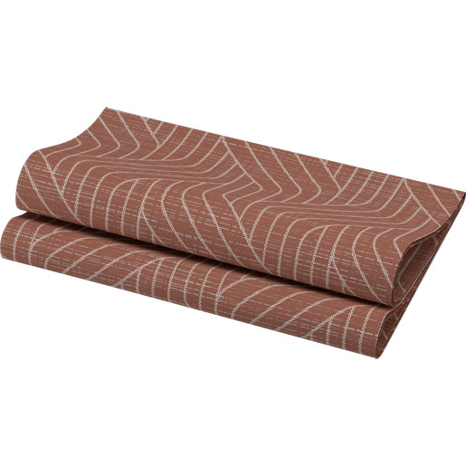 Dunisoft® Napkin 40 x 40 cm Woven Earth Terra, 360 pcs/box (6 x 60 pcs)