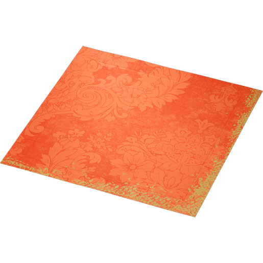 Serviette ouate 40 x 40 cm Royal Sun Orange, 300 pc/carton (6 x 50 pc)