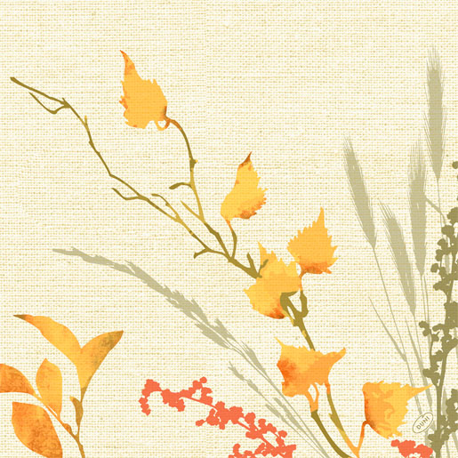 Dunisoft® Serviette 40 x 40 cm Fall Beauty, 360 Stk/Krt (6 x 60 Stk)