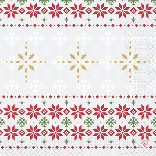Tissue Napkin 40 x 40 cm Tradition 3-ply, 1000 pcs/box (4 x 250 pcs)