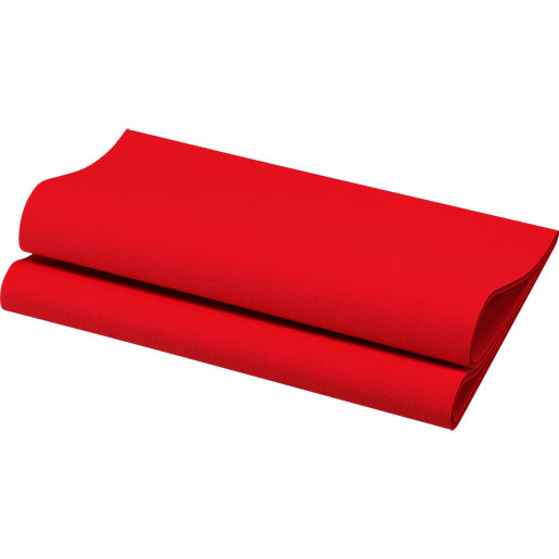 Bio Dunisoft® Serviette 40 x 40 cm Rot, 360 Stk/Krt (6 x 60 Stk)