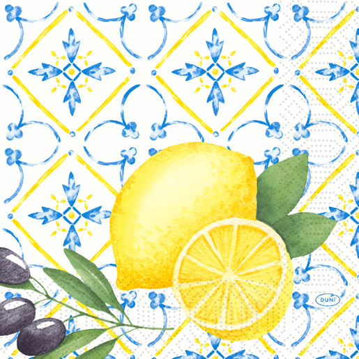 Tissue Napkin 33 x 33 cm Mediterrian 3-ply, 1000 pcs/box (4 x 250 pcs)