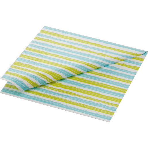 Tissue-Serviette 33 x 33 cm Elise Stripes 3-lagig, 1000 Stk/Krt (4 x 250 Stk)