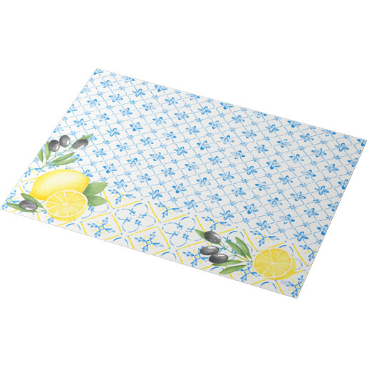 Papier-Tischset 30 x 40 cm Mediterrian, 1000 Stk/Krt (4 x 250 Stk)