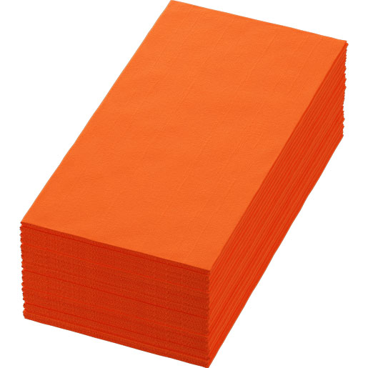 Tissue Napkin 40 x 40 cm Sun Orange 3-ply, 1250 pcs/box (5 x 250 pcs)