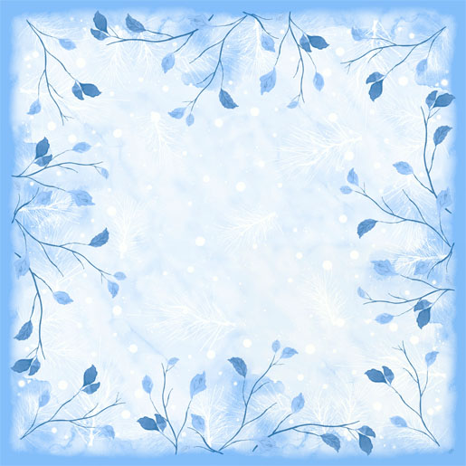 Narzuta Dunicel® 84 x 84 cm Frosted Winter, 100 szt./kart. (5 x 20 szt.)
