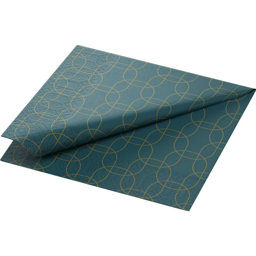 Tissue-Serviette 33 x 33 cm Golden Deco 3-lagig, 500 Stk/Krt (10 x 50 Stk)