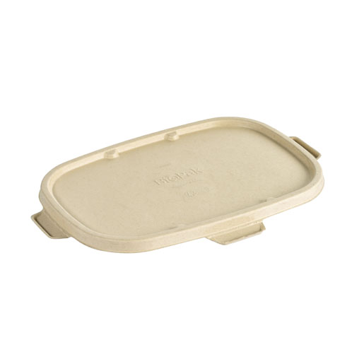 Cube Lid Large Rectangular Large Brown, 160 pcs/box (4 x 40 pcs)