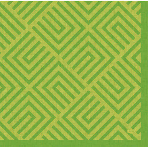 Dunisoft® serviet 40 x 40 cm Mosaic Kiwi, 144 Stk/kart (12 x 12 Stk)