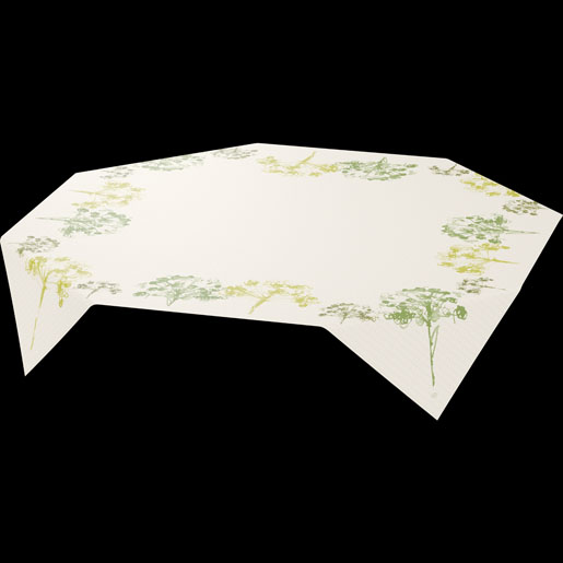 Surnappe Dunisilk® 84 x 84 cm Green Umbles, 100 pc/carton (5 x 20 pc)
