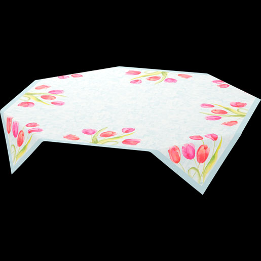 Dunicel® snibbduk 84 x 84 cm Painted Tulips, 100 St/kart (1 x 100 St)
