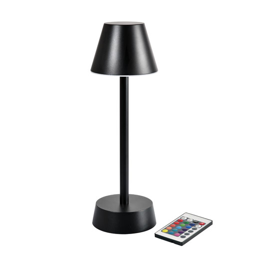 LED Lamp Cordless Zelda 10,3cm(D) x 32cm(H) 14 h Graphite, 6 pc/carton (6 x 1 pc)