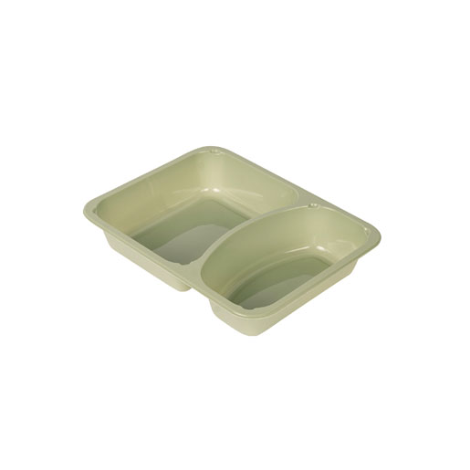 Menu Tray 225 x 175 x 34 mm Green 2-Comp, 340 pcs/box (1 x 340 pcs)