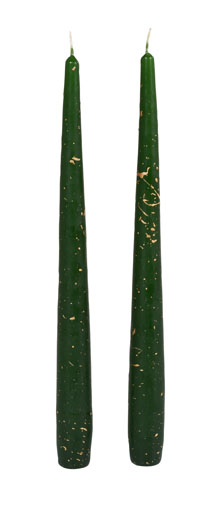 Papstar Leuchterkerzen 2,2 cm 25 cm dunkelgrün, 2 x 50