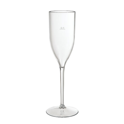Elegance Champagnergläser Mehrweg 13 cl Transparent, 6 Stk/Krt (1 x 6 Stk)