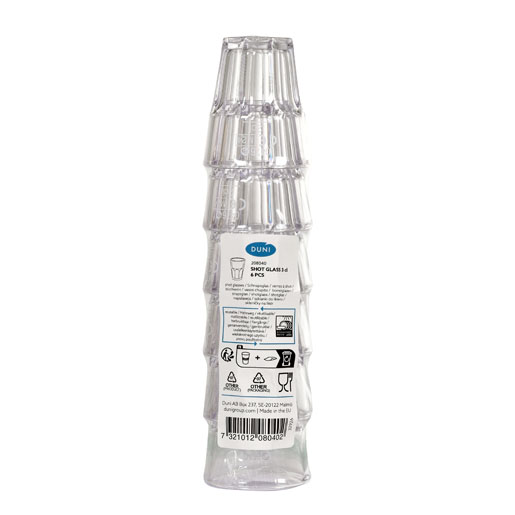 Anyday Schnapsglas Mehrweg 3 cl Transparent, 72 Stk/Krt (12 x 6 Stk)
