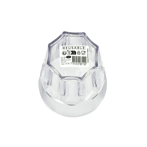 Anyday Glas Mehrweg 24 cl Transparent, 60 Stk/Krt (60 x 1 Stk)