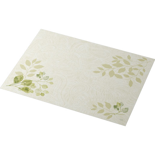 Set de table Bio Dunicel® 30 x 40 cm Paisley leaves, 500 pc/carton (5 x 100 pc)