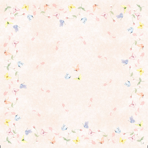 Dunicel® Mitteldecke 84 x 84 cm Sweet Peach, 10 Stk/Krt (10 x 1 Stk)