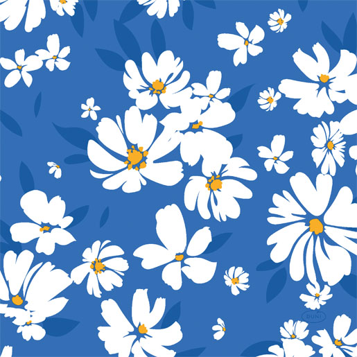 Tissue Napkin 33 x 33 cm Sunny Day Blue 3-ply, 240 pcs/box (12 x 20 pcs)