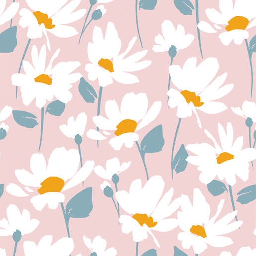 Tissue Napkin 33 x 33 cm Daisy bloom 3-ply, 240 pcs/box (12 x 20 pcs)