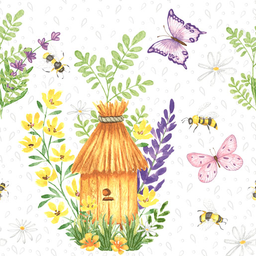 Tissue Napkin 33 x 33 cm Summer mood 3-ply, 192 pcs/box (12 x 16 pcs)