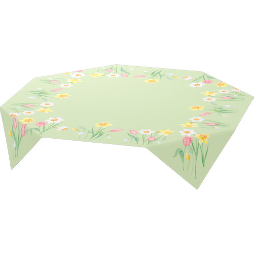 Bio Dunicel®-Mitteldecke 84 x 84 cm Spring Melody, 100 Stk/Krt (1 x 100 Stk)