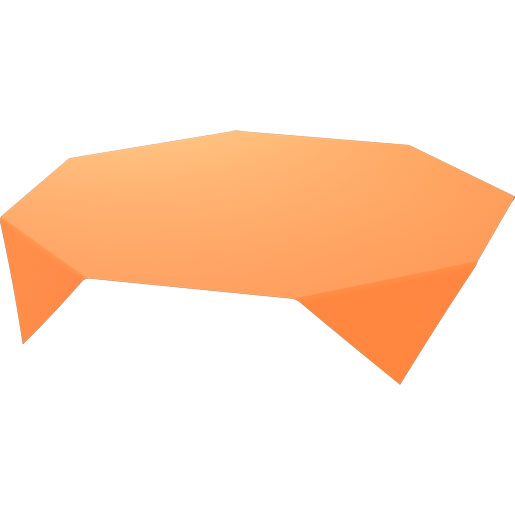 Bio Dunicel® snibbduk 84 x 84 cm Sun Orange, 100 St/kart (5 x 20 St)