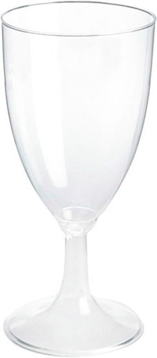 Vinglas (one-piece) 21, 5 cl Transparent, 120 Stk/kart (30 x 4 Stk)