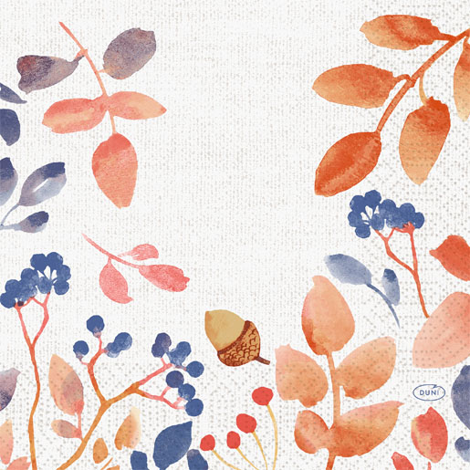 Tissue Napkin 33 x 33 cm Autumn Gradient 3-ply, 1000 pcs/box (4 x 250 pcs)