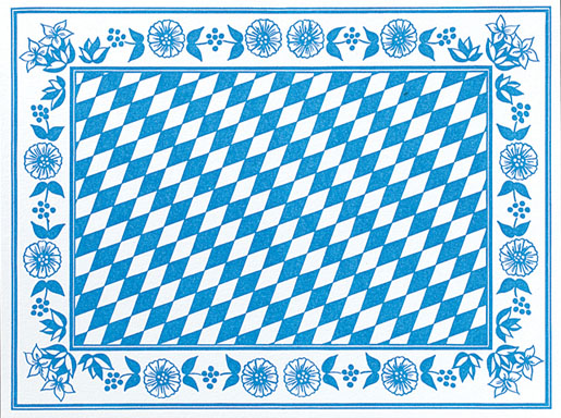 Dunicel®-Tischset 30 x 40 cm Bayernraute, 500 Stk/Krt (5 x 100 Stk)