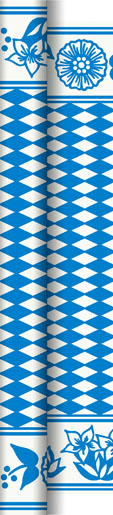 Dunicel®-Tischdeckenrolle 0,90 x 40 m Bayernraute, 1 Stk/Krt (1 x 1 Stk)