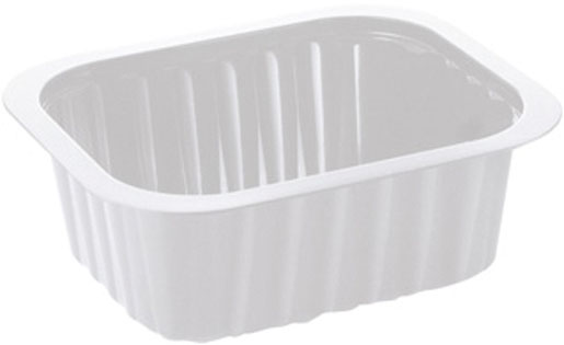 PP form 138 x 114 x 53 mm Vit 1-Fack, 300 St/kart (1 x 300 St)