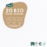 Tissue servet 24 x 24 cm White 3-laags, 240 St/Doos (12 x 20 St)