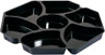 Octaview® insert for 149873/149874 284 x 284 x 25 mm Black 7-Comp, 150 pcs/box (1 x 150 pcs)